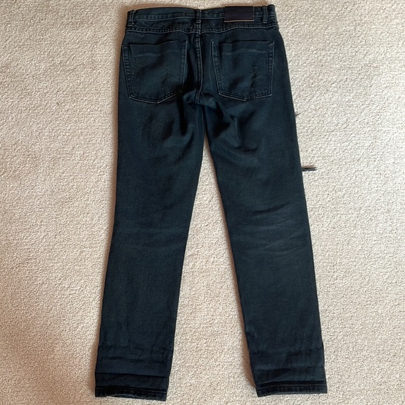One Teaspoon Distressed Dark Wash Denim - Picture 4 of 6